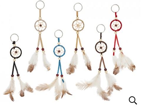 NATURAL DREAM CATCHER KEYRING