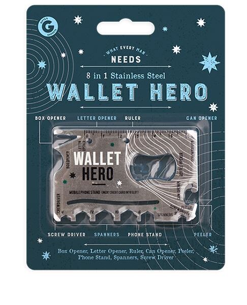 MULTIFUNCTIONAL WALLET HERO METAL TOOL