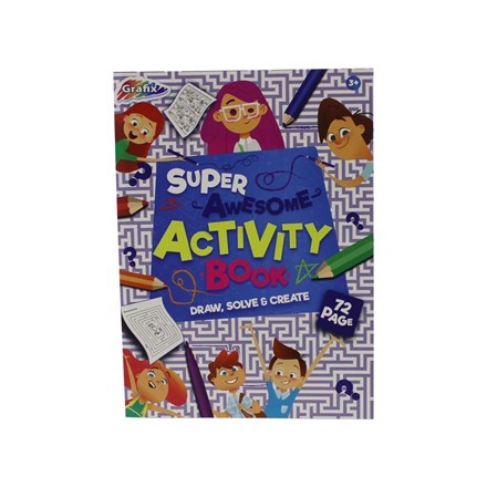 SUPER AWESOME ACTIVITY BOOK - 72 SHEETS