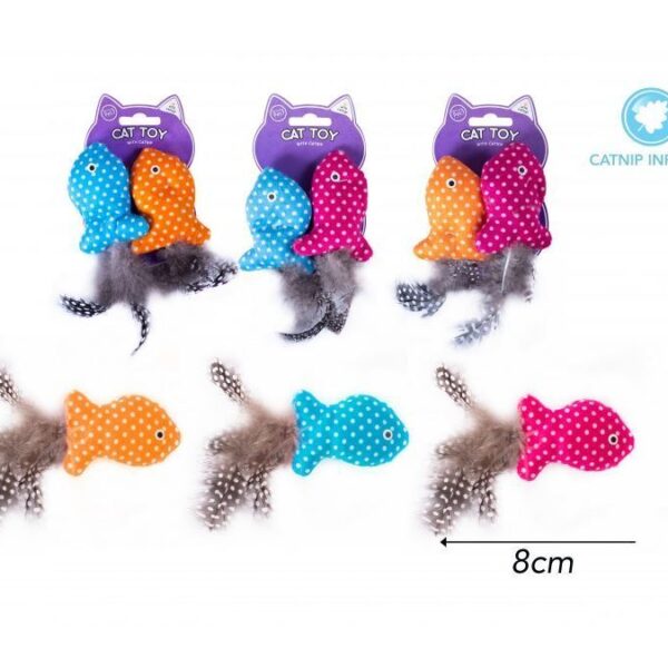 CATNIP SOFT FISH TOY