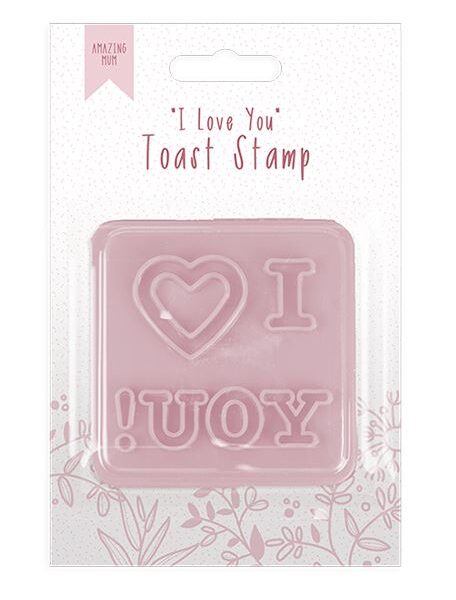 I LOVE YOU TOAST STAMP