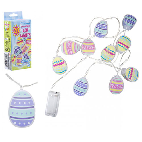 10 LED BATTERY EASTER EGG LIGHTS
