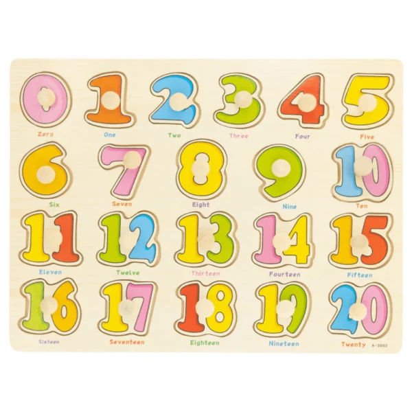 NUMBERS WOODEN TOY PUZZLE